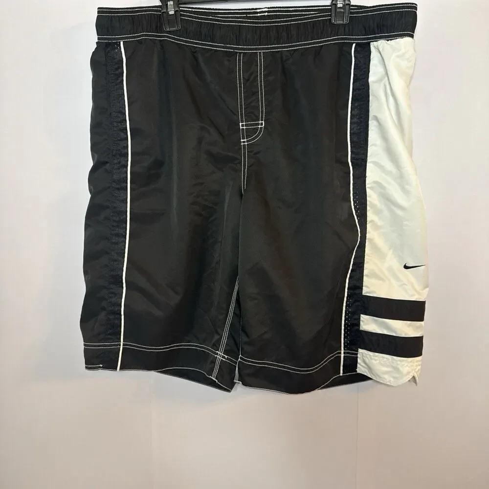 Nike Mens Surf Board Shorts Swim Trunks XL RN 37966‎ Beach Vacation Swoosh Mesh